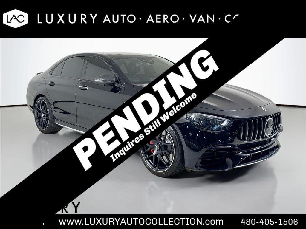 used 2021 Mercedes-Benz AMG E 63 car, priced at $77,999