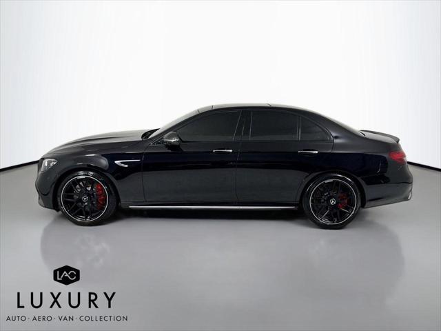 used 2021 Mercedes-Benz AMG E 63 car, priced at $84,999