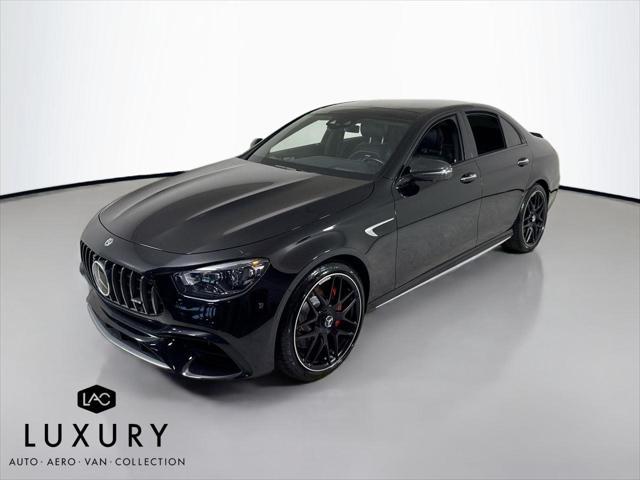 used 2021 Mercedes-Benz AMG E 63 car, priced at $85,999