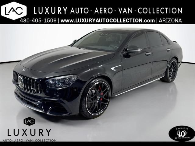 used 2021 Mercedes-Benz AMG E 63 car, priced at $85,999
