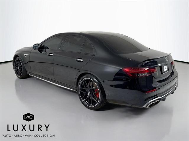 used 2021 Mercedes-Benz AMG E 63 car, priced at $84,999
