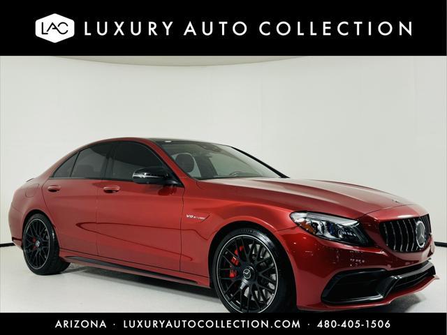 used 2021 Mercedes-Benz AMG C 63 car, priced at $64,999