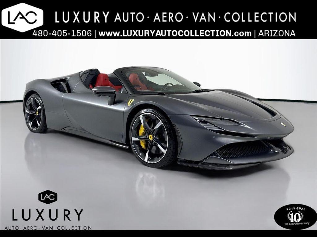 used 2022 Ferrari SF90 Spider car, priced at $587,999