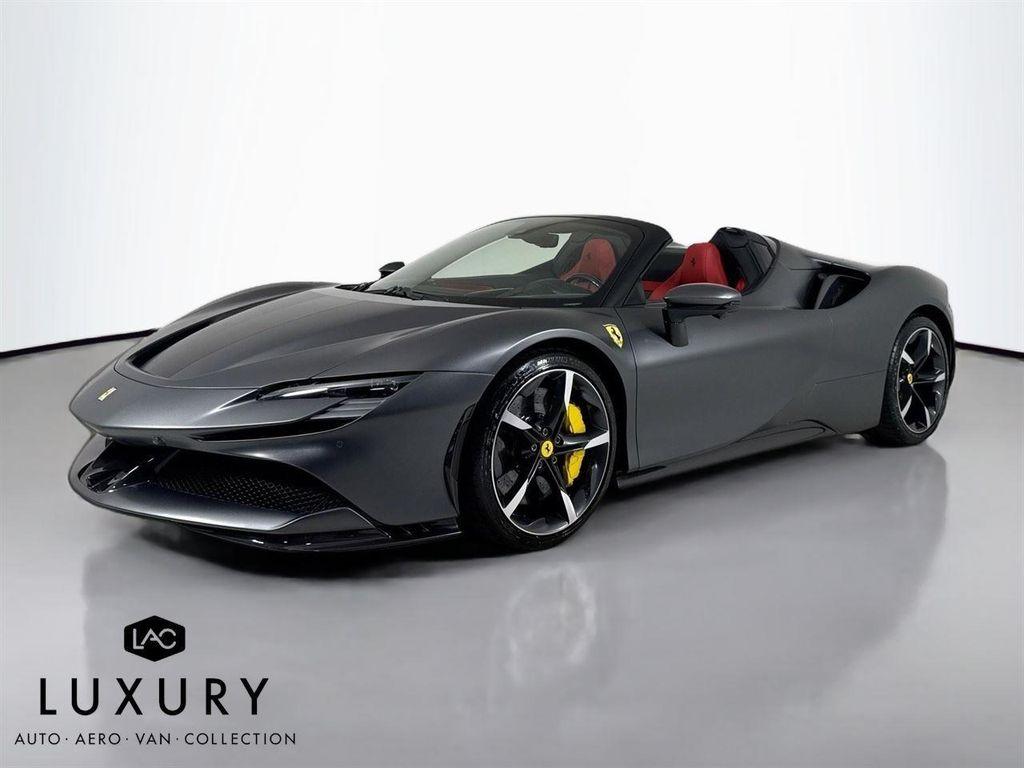 used 2022 Ferrari SF90 Spider car, priced at $587,999