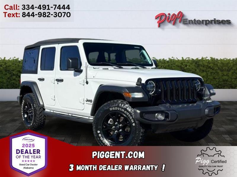 used 2021 Jeep Wrangler Unlimited car, priced at $30,633