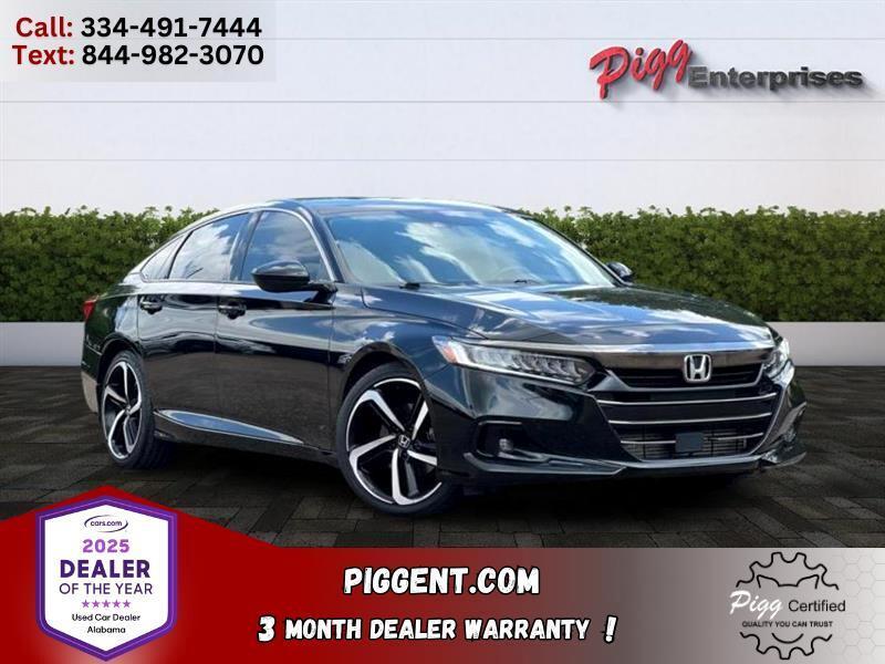 used 2021 Honda Accord car, priced at $26,322