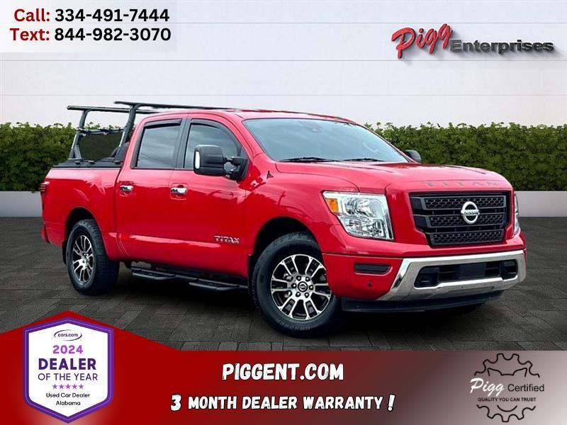 used 2021 Nissan Titan car, priced at $28,433