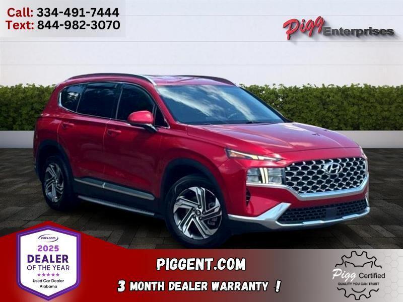 used 2021 Hyundai Santa Fe car, priced at $20,988