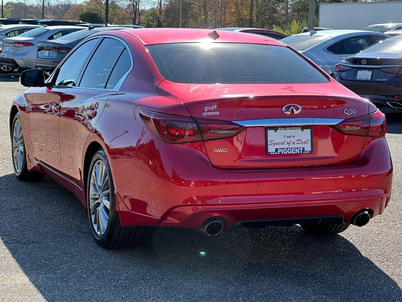 used 2022 INFINITI Q50 car, priced at $27,966