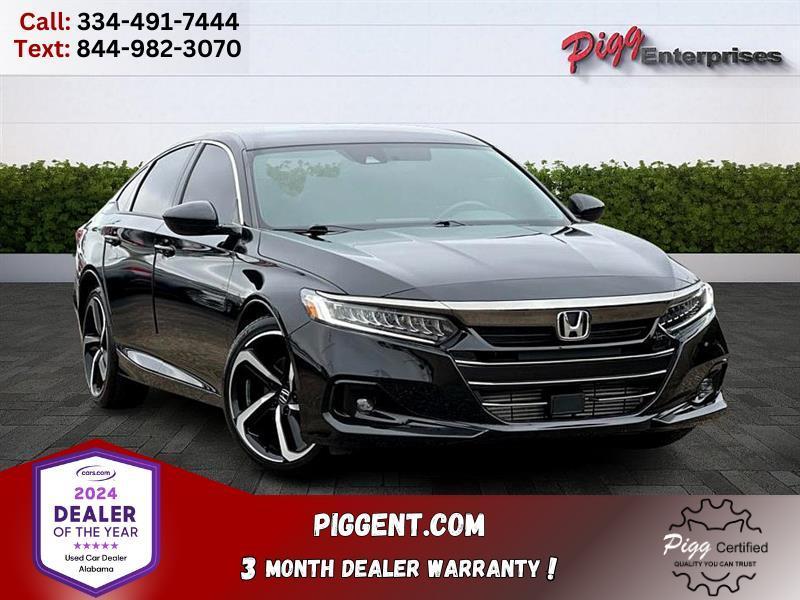 used 2021 Honda Accord car, priced at $25,433