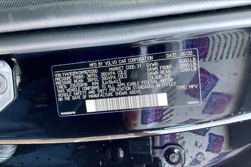 used 2021 Volvo XC90 car, priced at $26,898