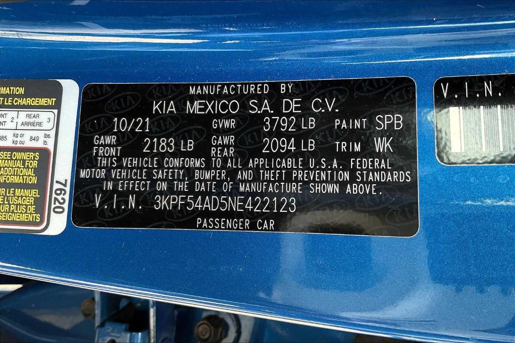 used 2022 Kia Forte car, priced at $20,144