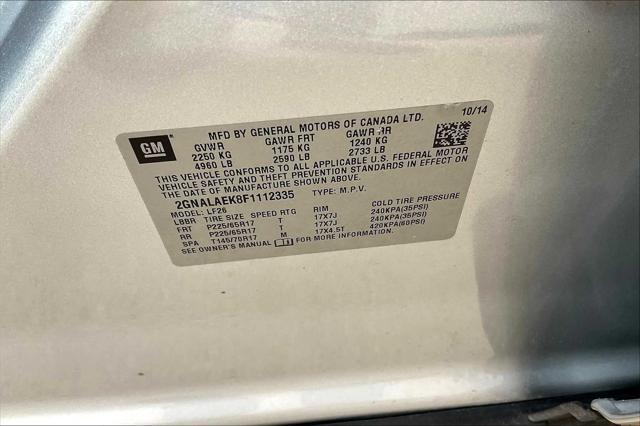 used 2015 Chevrolet Equinox car, priced at $9,599
