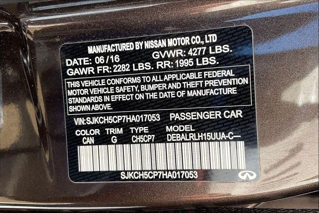 used 2017 INFINITI QX30 car, priced at $11,794