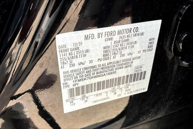 used 2022 Ford Explorer car, priced at $27,293