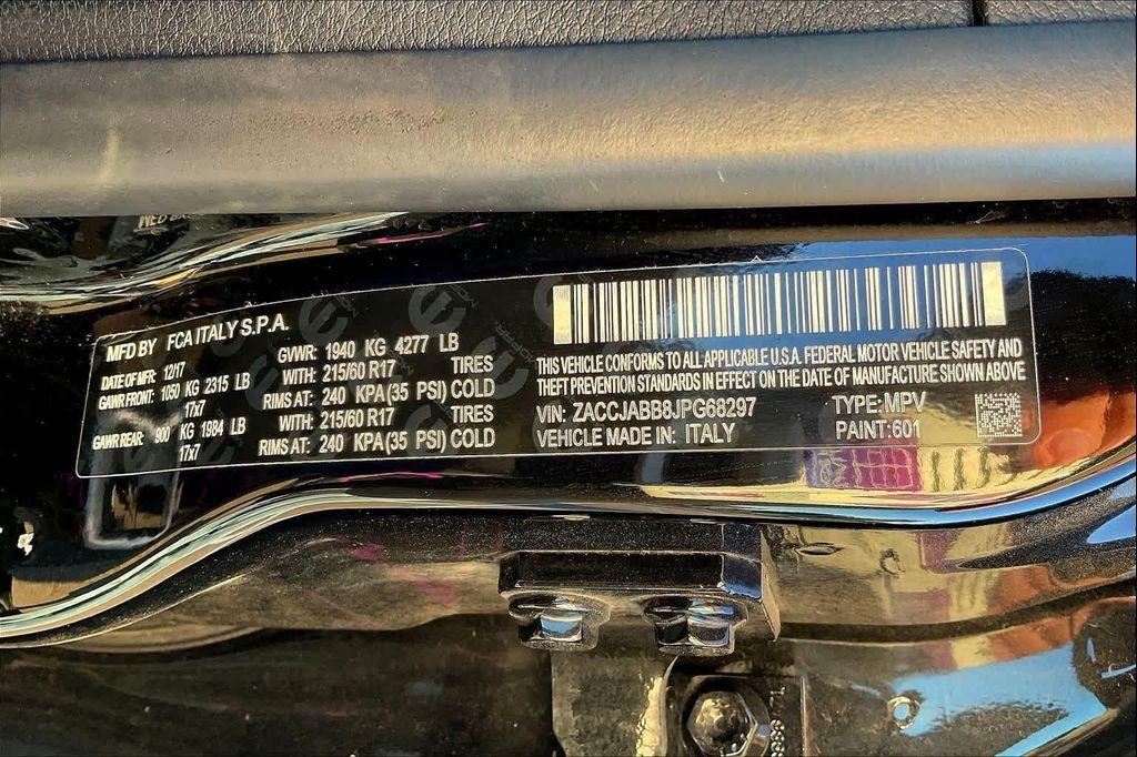 used 2018 Jeep Renegade car, priced at $11,796