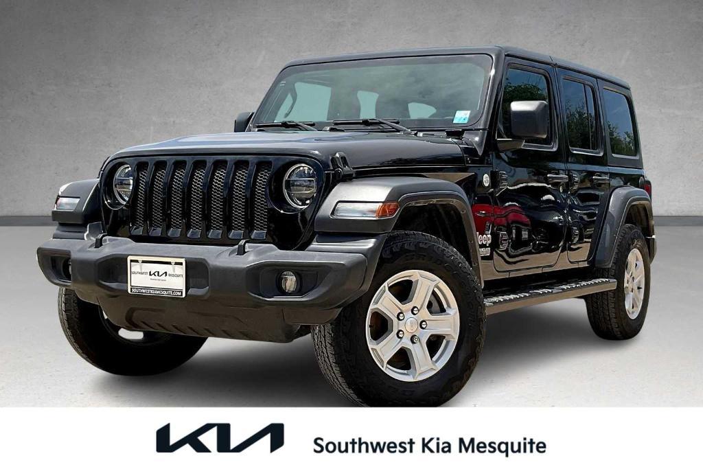 used 2020 Jeep Wrangler Unlimited car, priced at $29,587