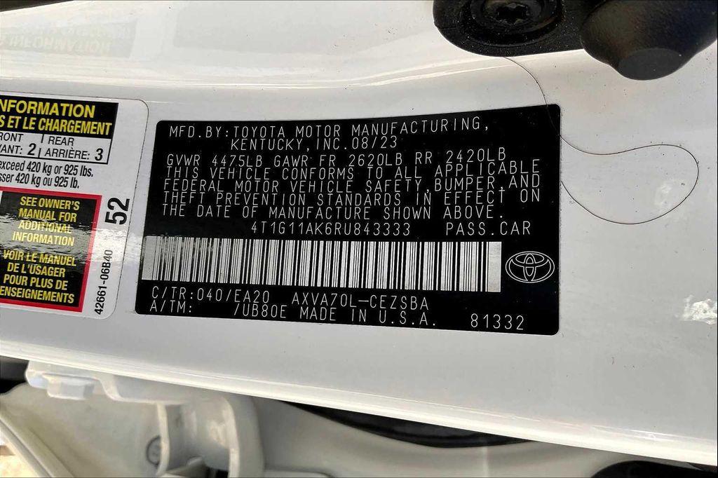 used 2024 Toyota Camry car, priced at $24,849