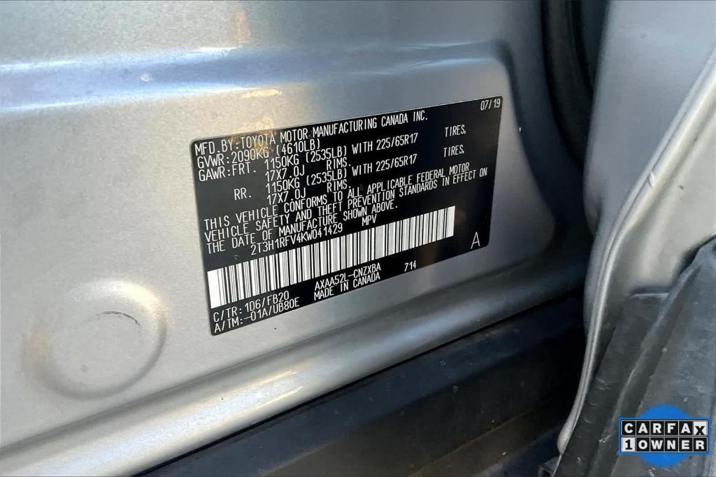 used 2019 Toyota RAV4 car, priced at $21,394