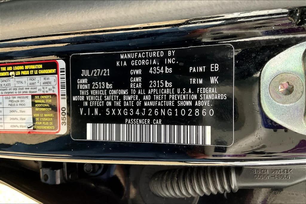 used 2022 Kia K5 car, priced at $24,800
