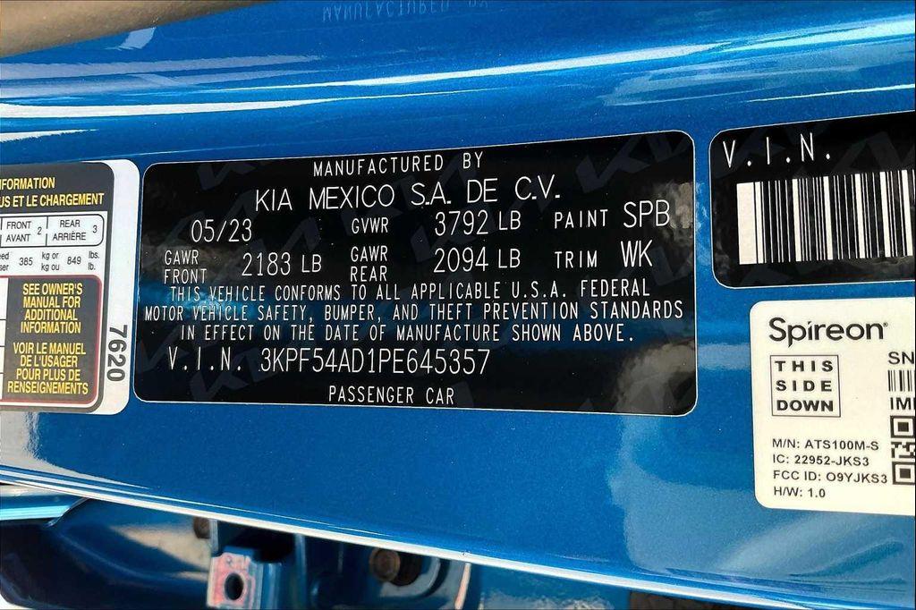 used 2023 Kia Forte car, priced at $20,599