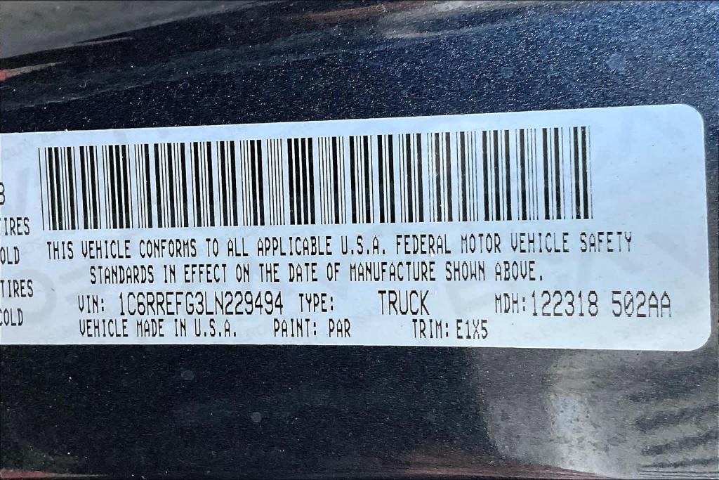 used 2020 Ram 1500 car, priced at $24,680