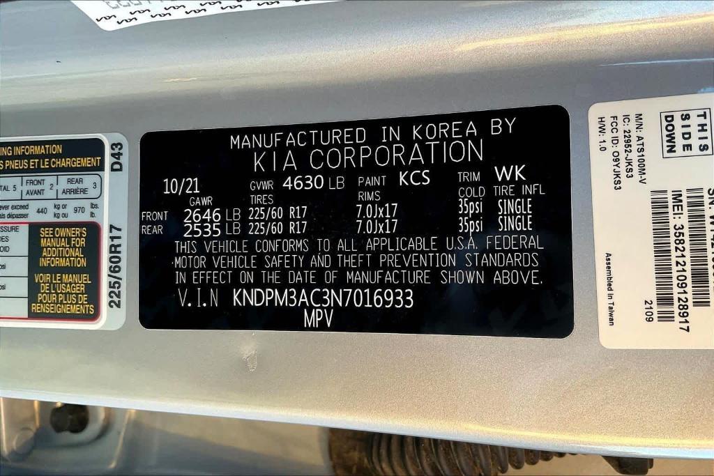 used 2022 Kia Sportage car, priced at $20,887