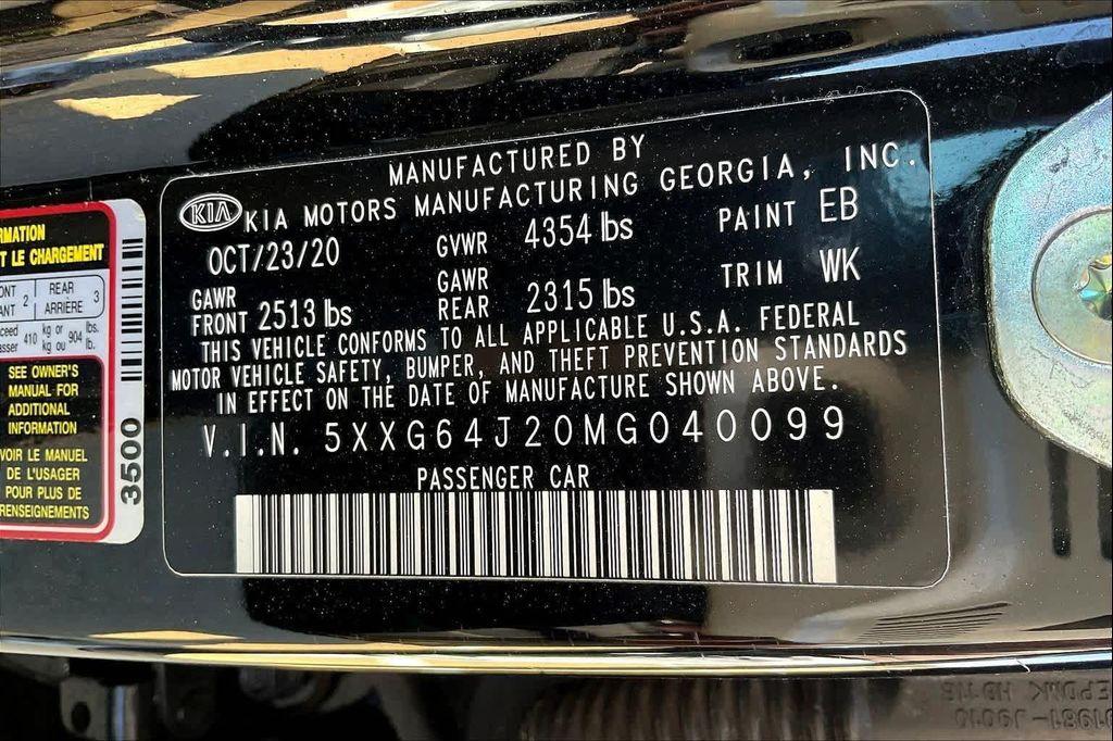 used 2021 Kia K5 car, priced at $19,797