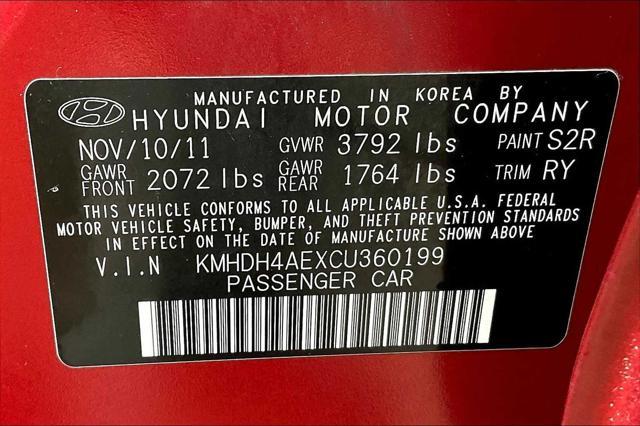 used 2012 Hyundai Elantra car, priced at $6,395