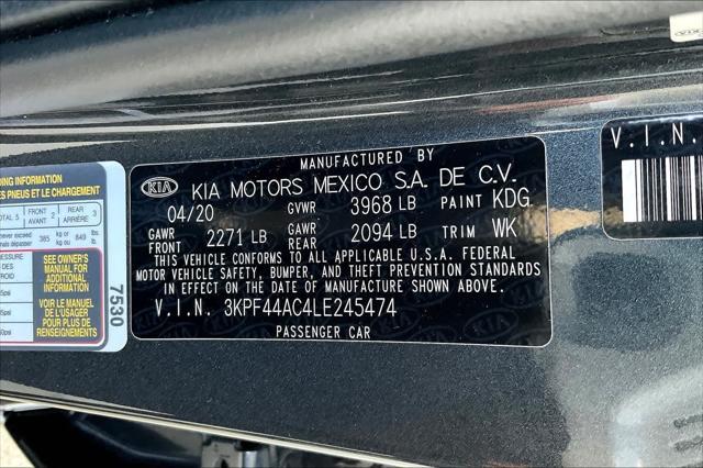 used 2020 Kia Forte car, priced at $16,868
