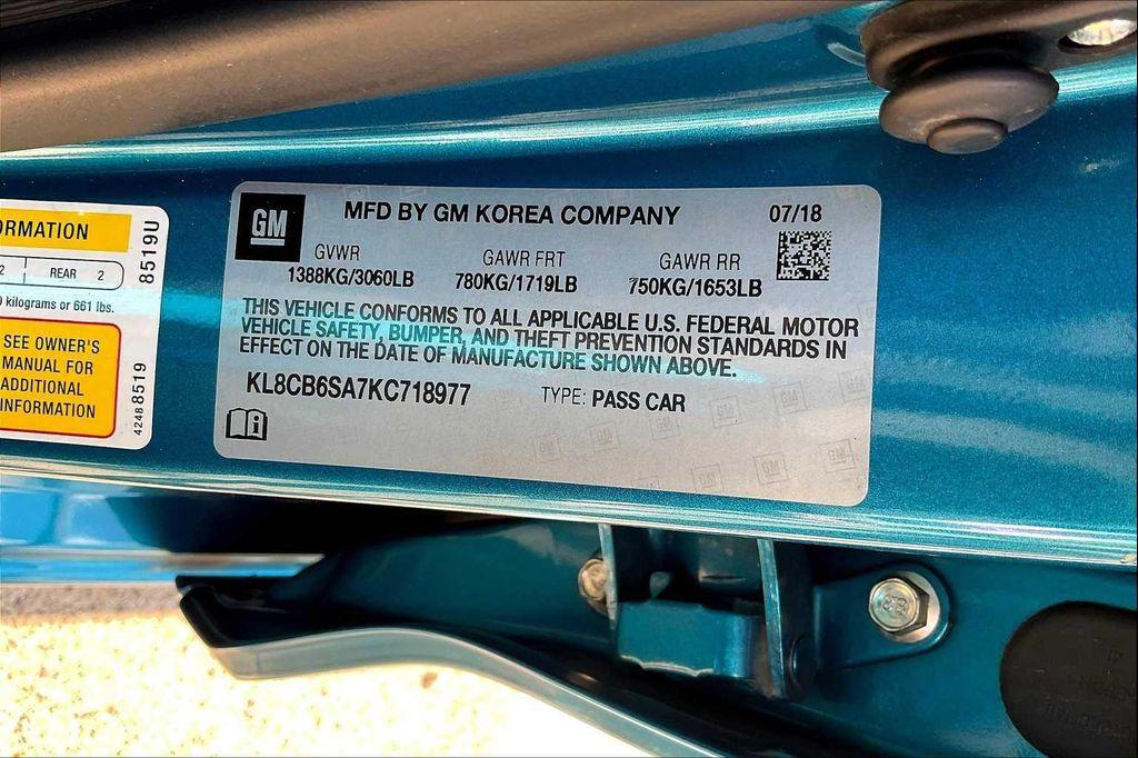 used 2019 Chevrolet Spark car, priced at $9,499
