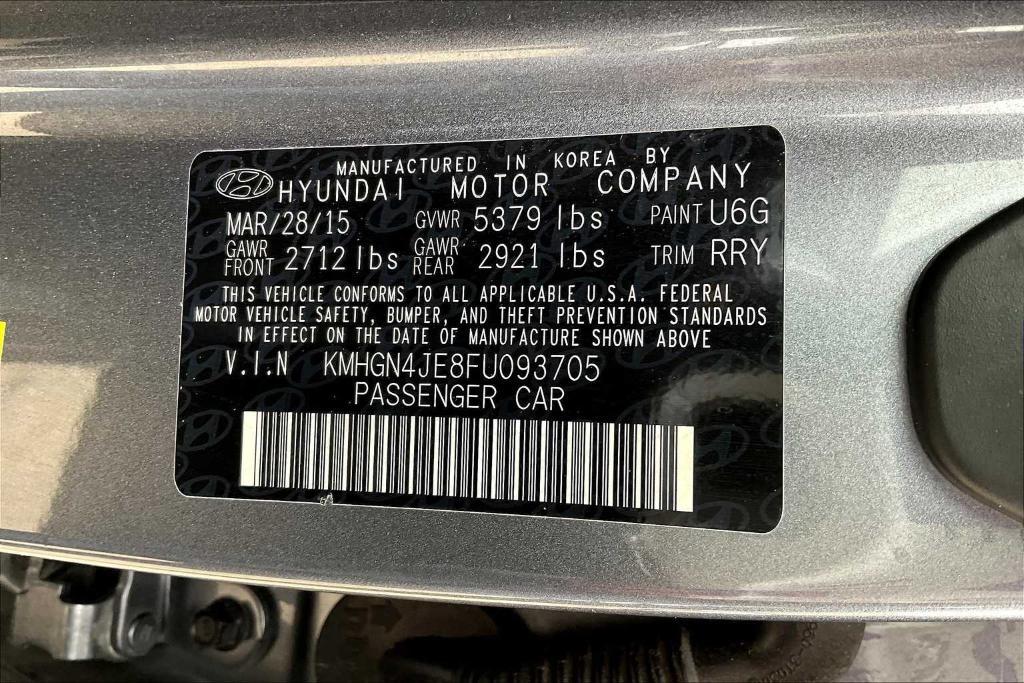 used 2015 Hyundai Genesis car, priced at $13,693
