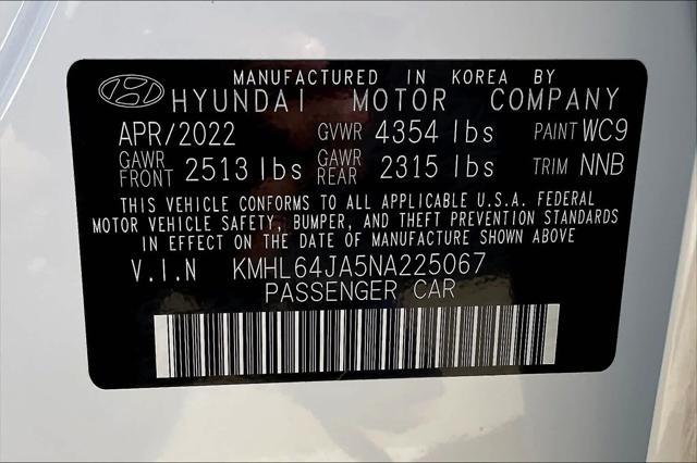 used 2022 Hyundai Sonata car, priced at $21,908