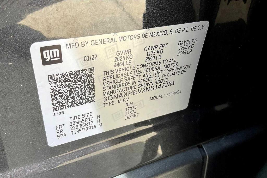 used 2022 Chevrolet Equinox car, priced at $19,803