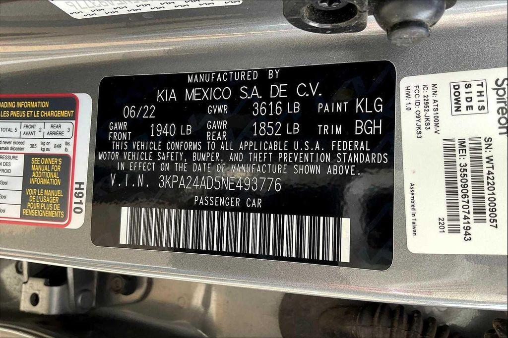 used 2022 Kia Rio car, priced at $13,991