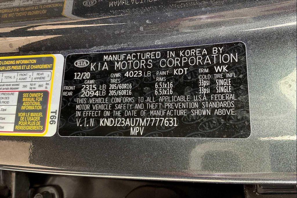 used 2021 Kia Soul car, priced at $14,562