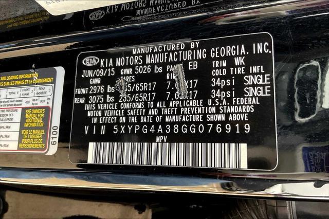used 2016 Kia Sorento car, priced at $9,345