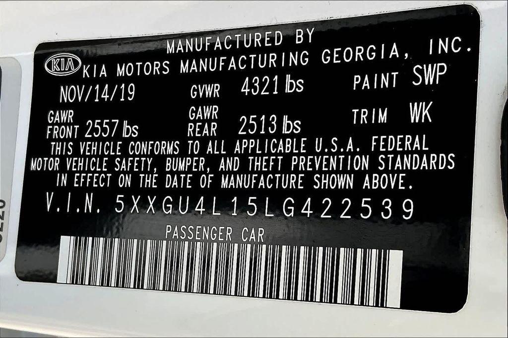 used 2020 Kia Optima car, priced at $18,622