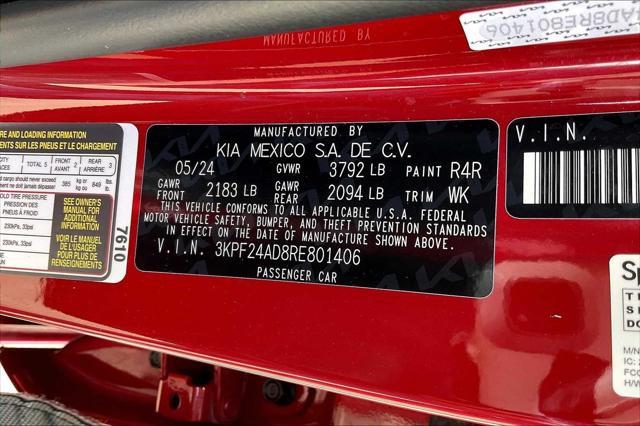 used 2024 Kia Forte car, priced at $19,699