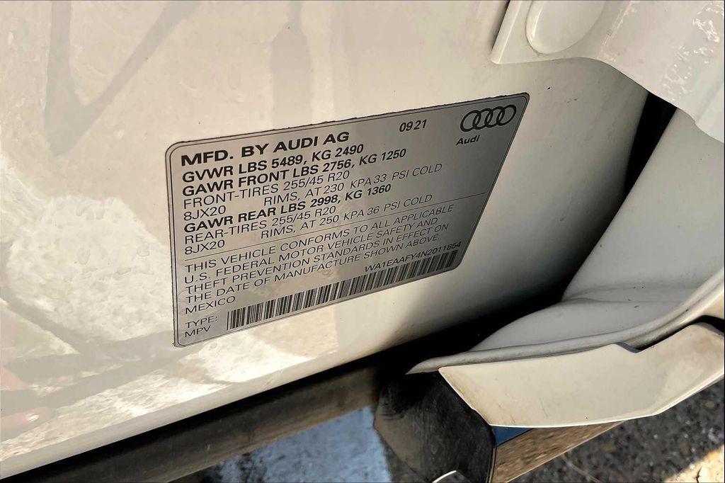 used 2022 Audi Q5 car, priced at $23,480