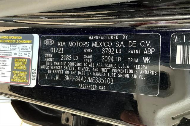 used 2021 Kia Forte car, priced at $17,496