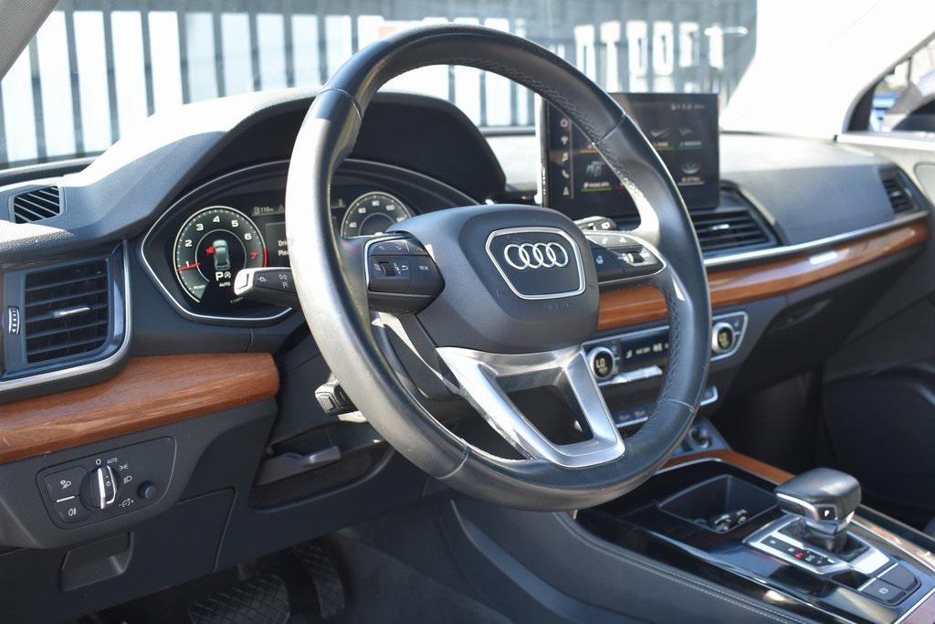 used 2021 Audi Q5 car, priced at $21,400