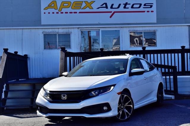 used 2021 Honda Civic car, priced at $17,696