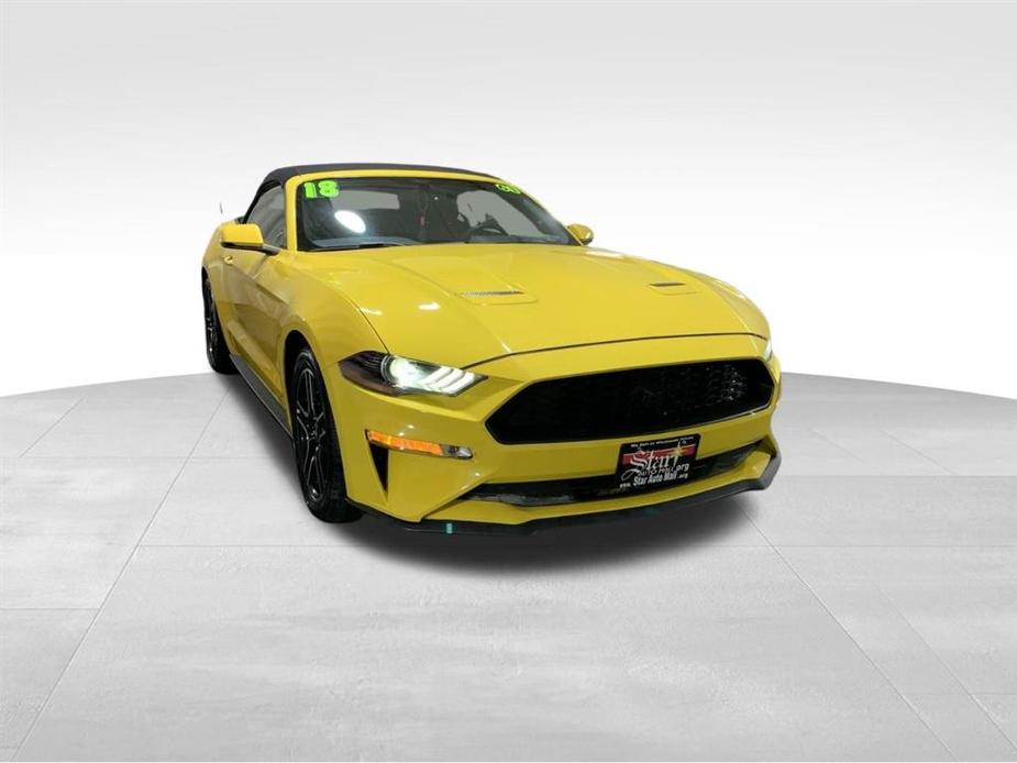 used 2018 Ford Mustang car, priced at $18,995