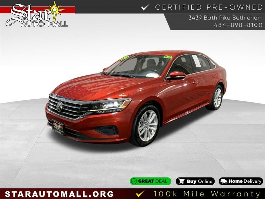 used 2020 Volkswagen Passat car, priced at $15,933