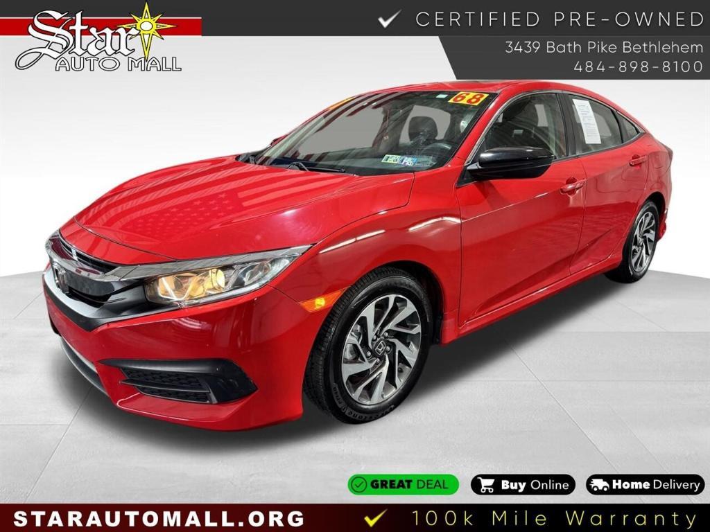 used 2017 Honda Civic car, priced at $14,795