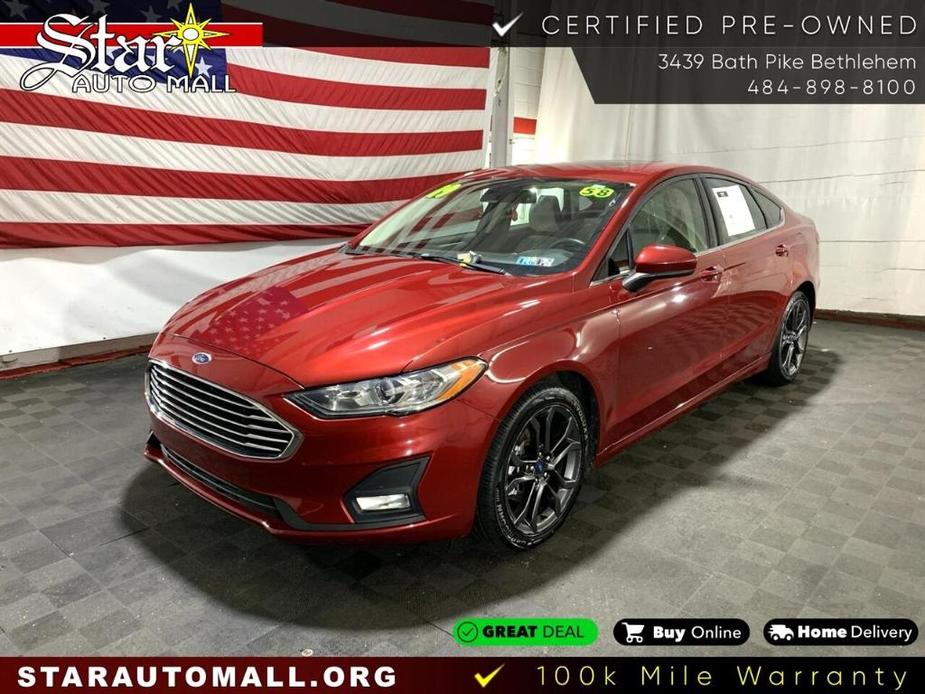 used 2019 Ford Fusion car, priced at $15,955