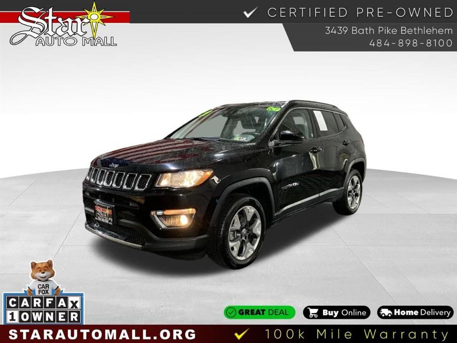 used 2021 Jeep Compass car, priced at $18,977