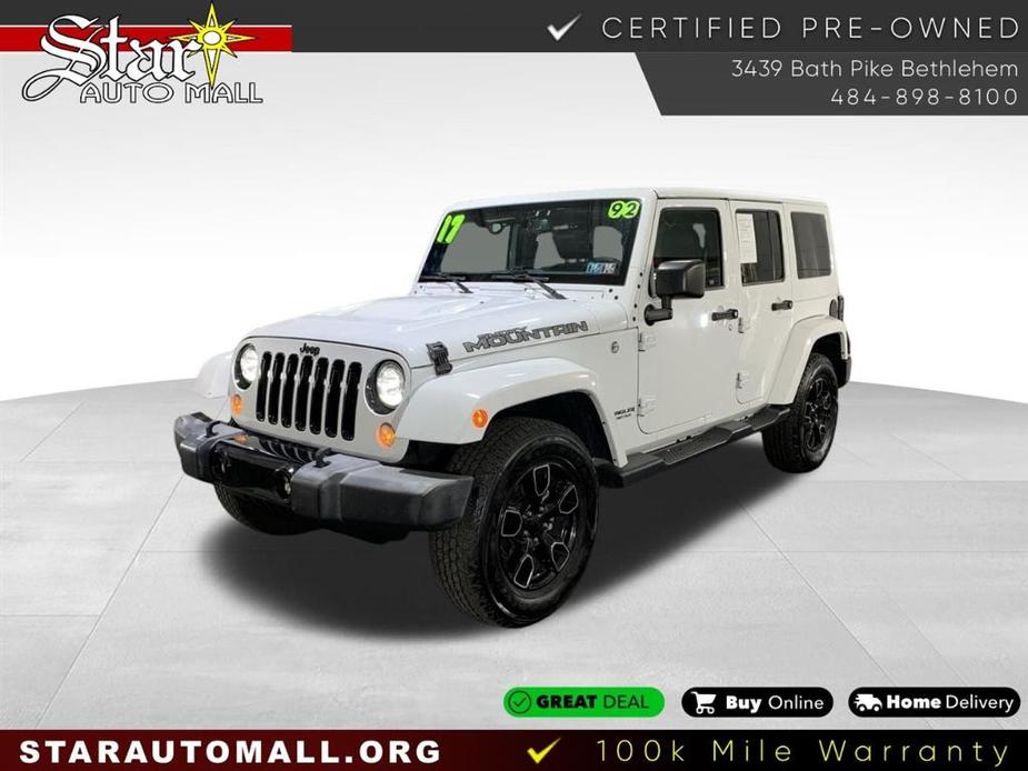 used 2017 Jeep Wrangler Unlimited car, priced at $22,995