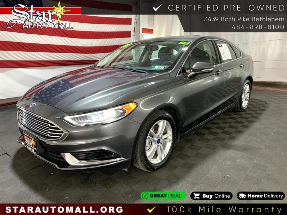 used 2018 Ford Fusion car, priced at $14,333
